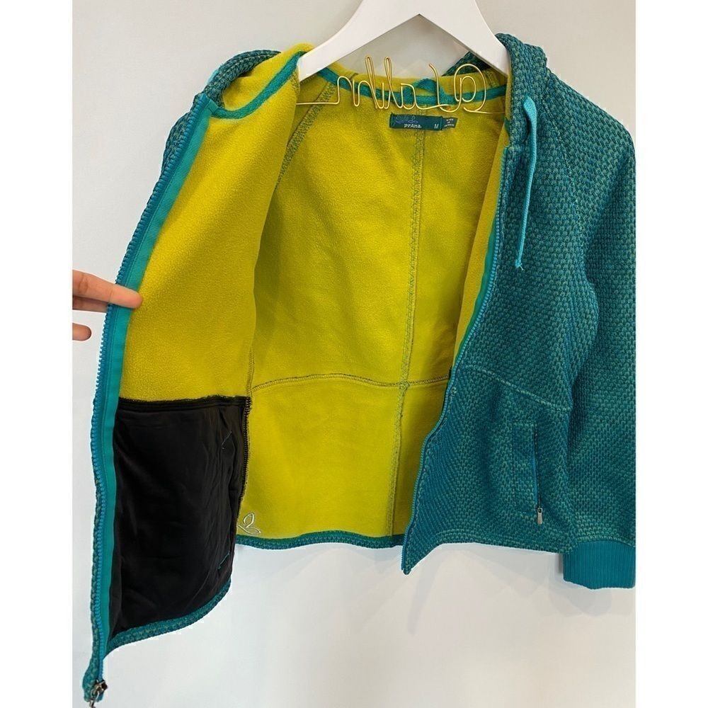 PrAna Textured Full Zip Jacket With Hood - Picture 3 of 10